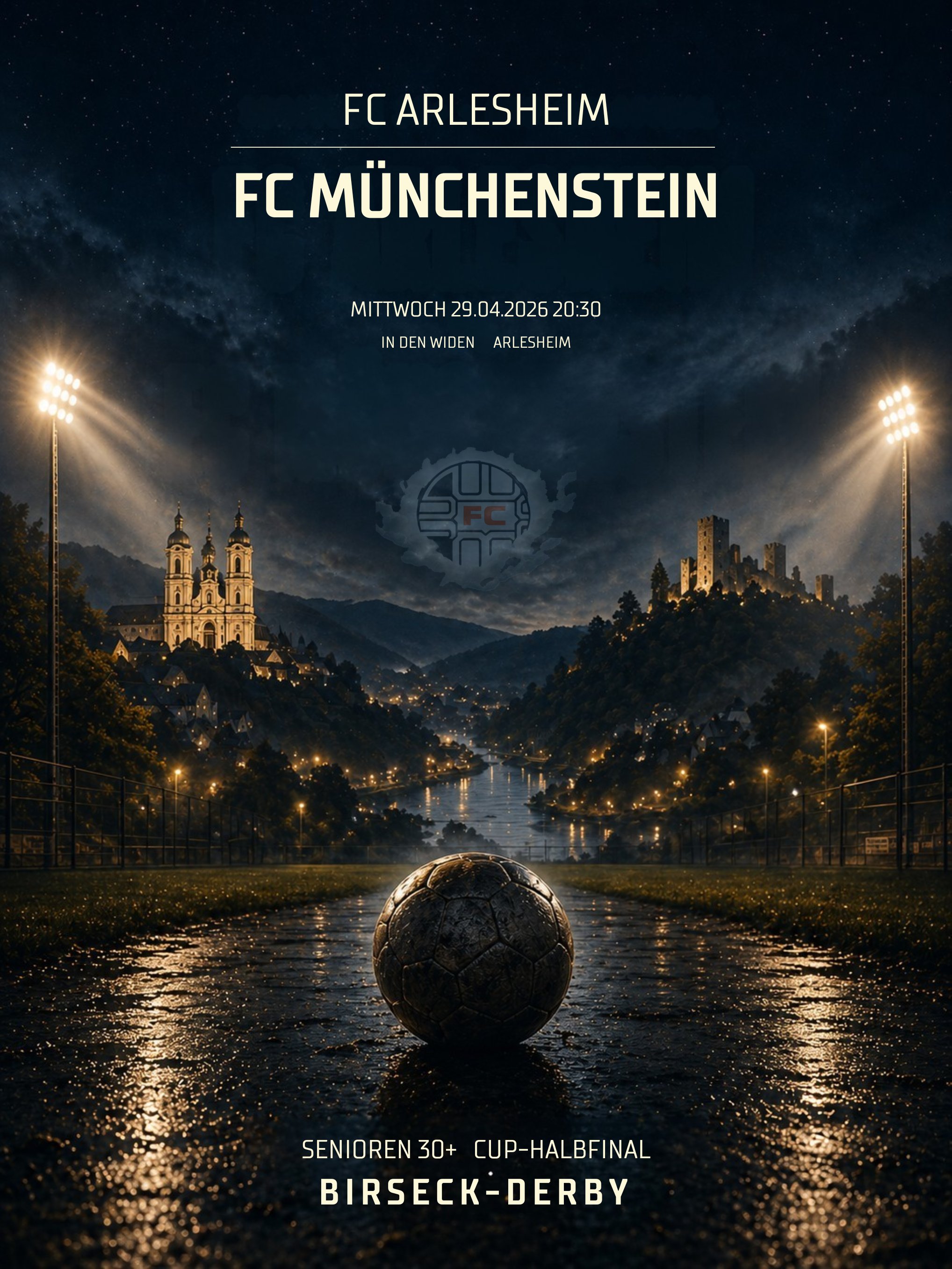 FC Münchenstein Cup-Halbfinal Plakat